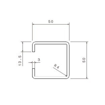 C / máquina de formación de línea en forma de U, rollo de azulejo que forma la máquina